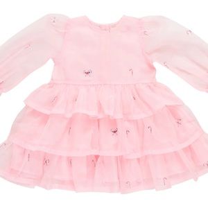 Pink Chicken 6 Girls Organza Fleur Dress - Cotton Candy Lane